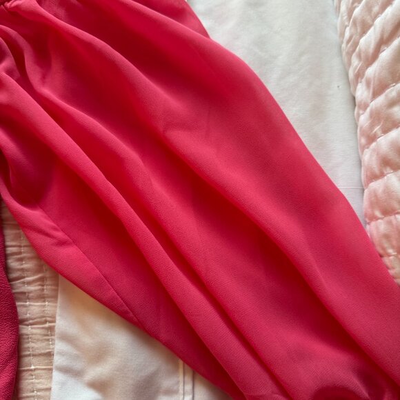 1.STATE Off the Shoulder Sheer Chiffon Blouse - Picture 4 of 5